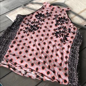 Aztec Pattern Halter Top